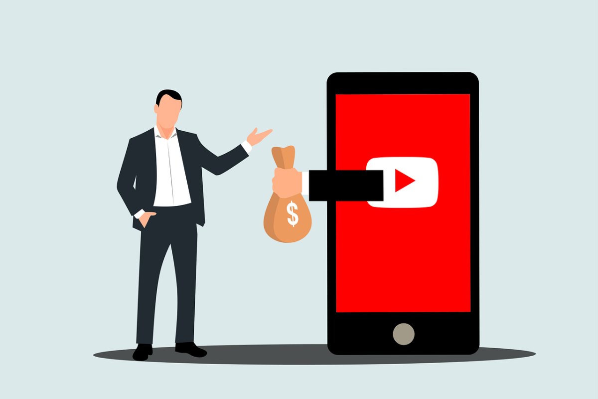 Grafica di Monetizzazione video con YouTube