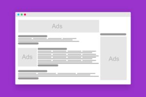 Grafica di una home page con contenuti di branded content