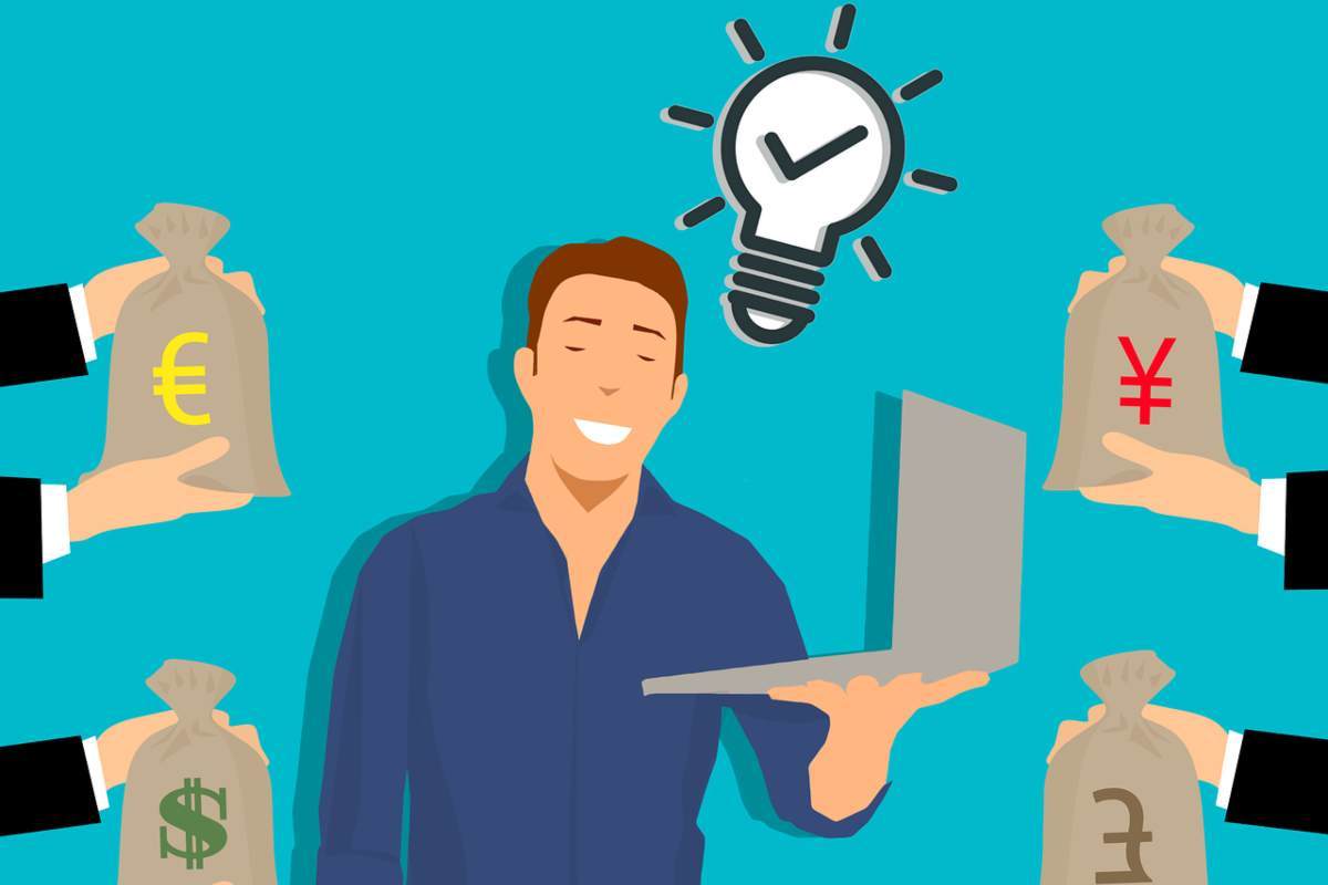 Immagine in grafica che rappresenta diverse fotni di revenue