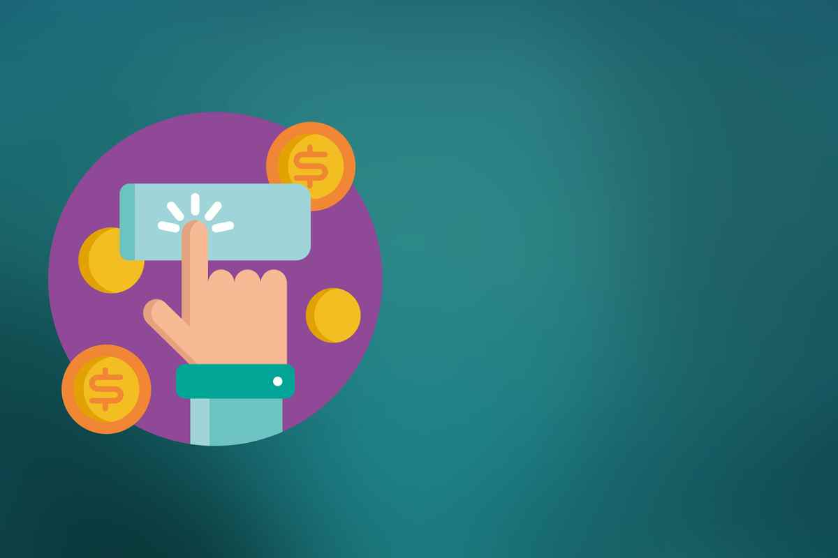 Persona in grafica che clicca un video